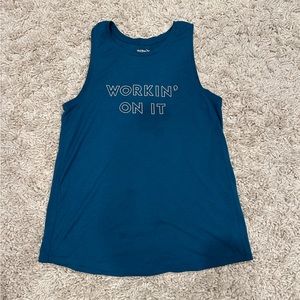 Old Navy Active Teal Workout Tank Top